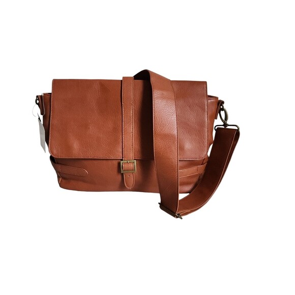 Office Briefcase Laptop Vegan Leather Executive Formal For 14" Laptop & MacBook - Picture 3 of 14